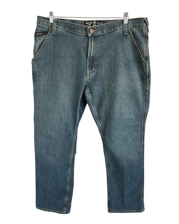 Ariat Other - Ariat Rebar M4 DuraStretch Workhorse Jeans Mens 40x34 Relaxed Bootcut Casual